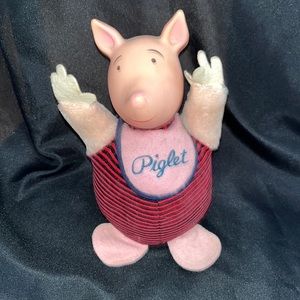 Vintage 60s PIGLET ‘Rattle’ Toy~Gund Mfg~Made in Japan